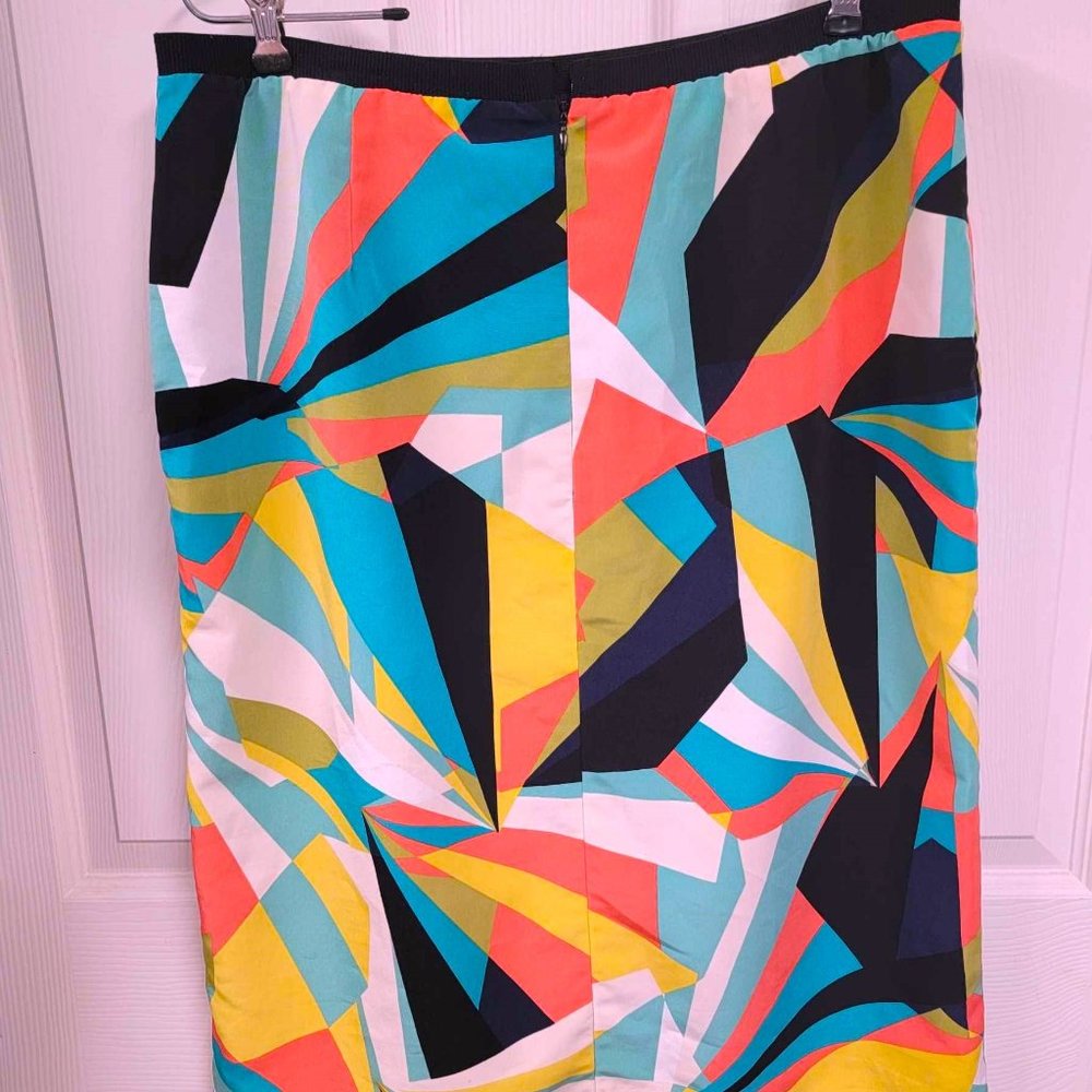 Worthington Skirt Size 16 Pencil Skirt Front Zip Slit